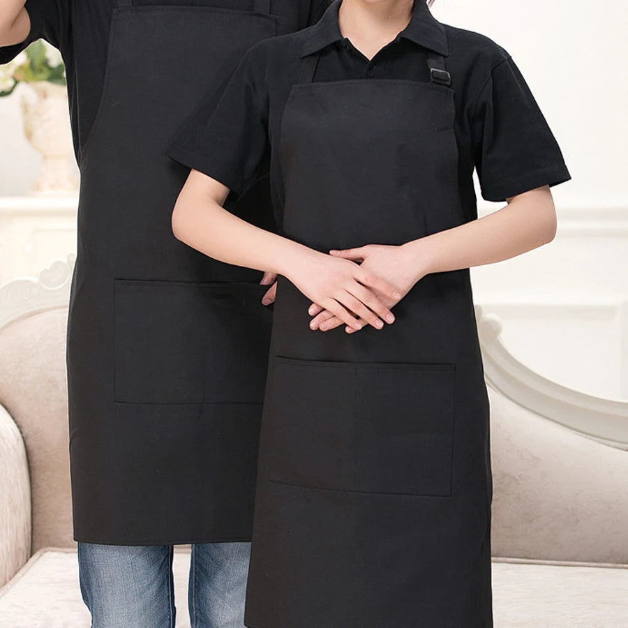 1Pc Adjustable Adult Apron Striped Restaurant Chef Apron Outdoor Camping Picnic Kitchen Cook Aprons