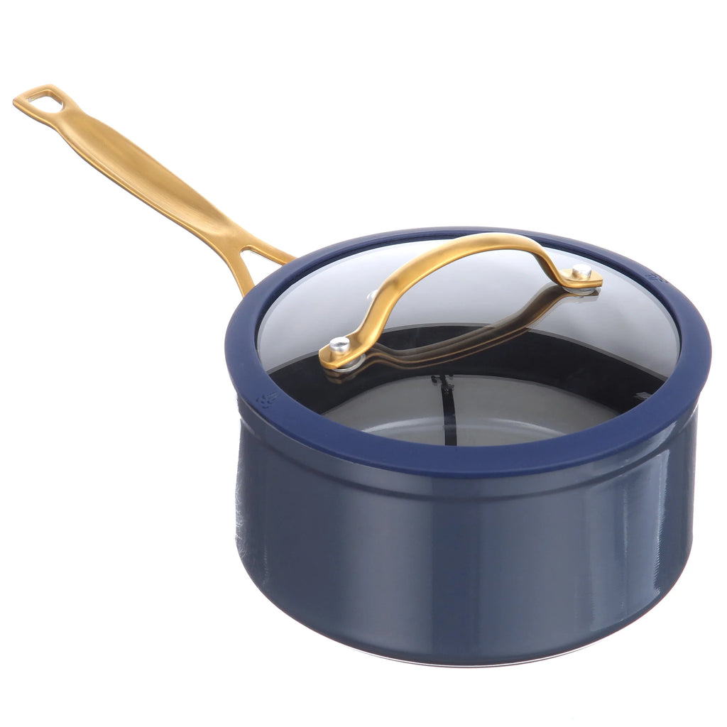 Signature 12-Piece Cookware Set Non-Stick - Blue