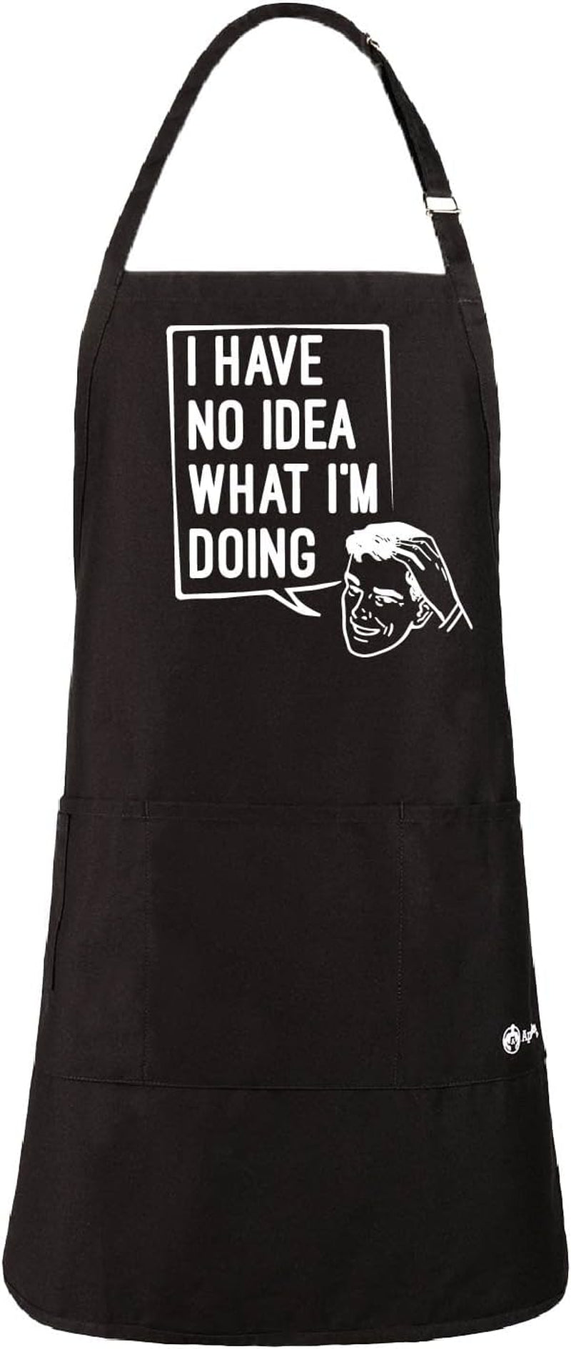 No Idea Adjustable Apron for Men, One Size