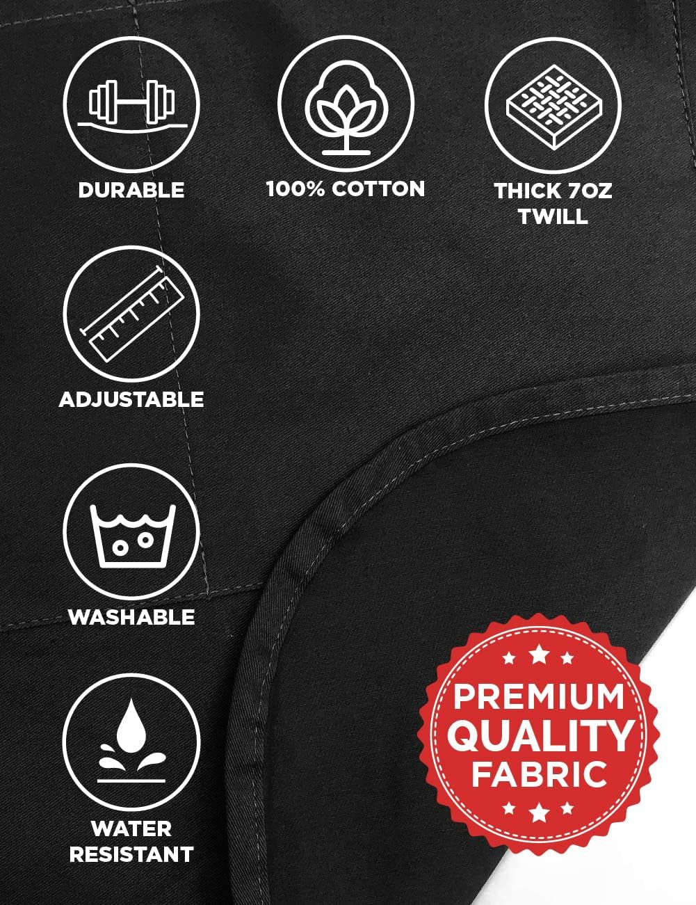 Stand Back Dad Is Cooking, Professionally Printed Funny BBQ Grill Apron for Men - Adjustable One Size Fits All