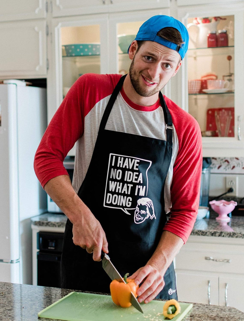 No Idea Adjustable Apron for Men, One Size