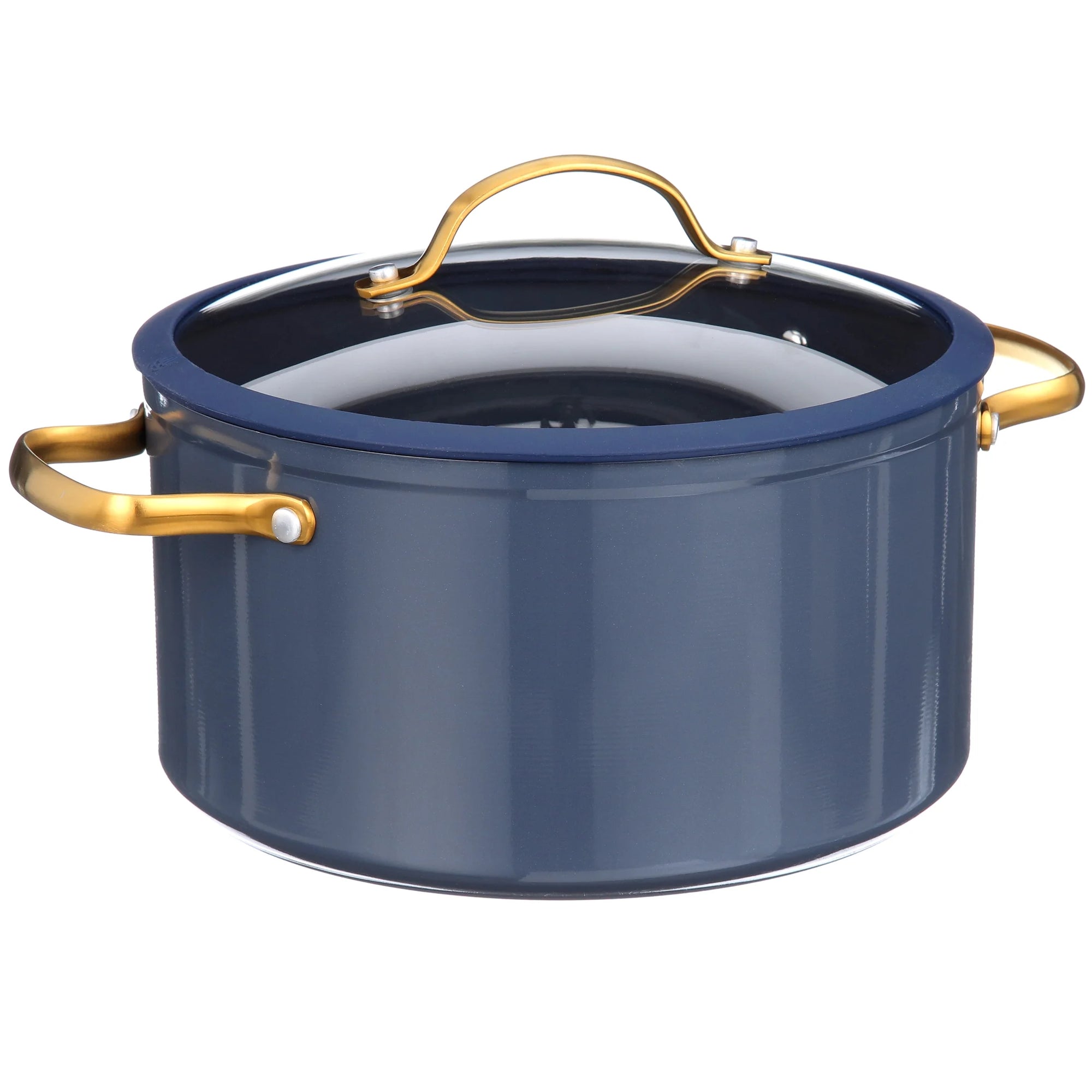 Signature 12-Piece Cookware Set Non-Stick - Blue