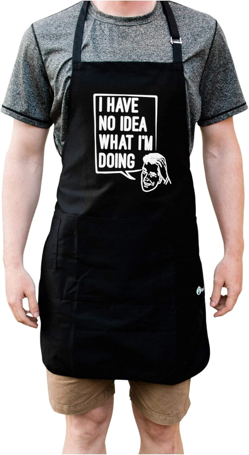 No Idea Adjustable Apron for Men, One Size